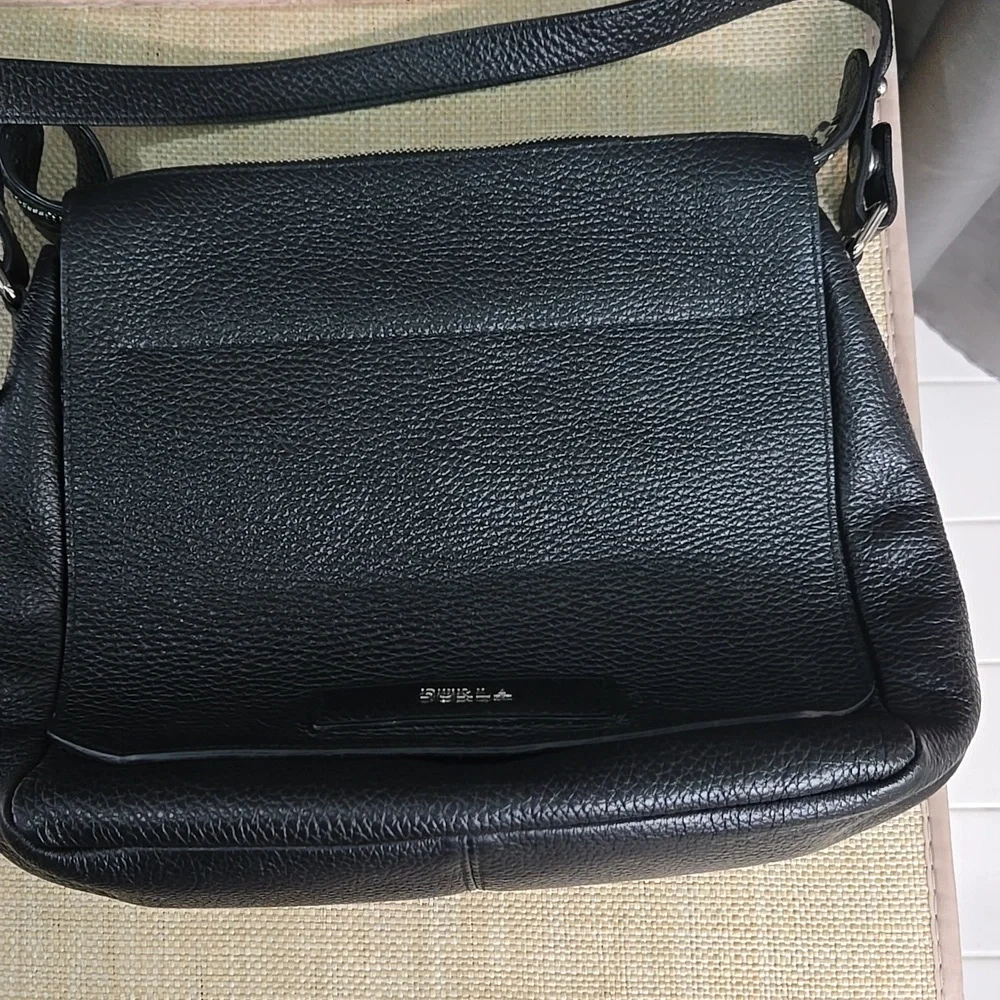 Furla Black Messenger Bag  EUC